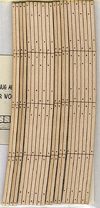 Blair Line 126 HO Scale 2 Lane Wood Grade Crossing 18" Radius Kit