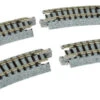 Kato 20171 N Scale UniTrack 216mm 8-9/16" Radius Curve 15-Degree (4 Pack)