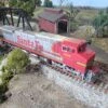 Bachmann Spectrum 86005 HO Scale GE Dash 8-40C Diesel Santa Fe ATSF 802 - USED