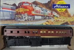 Athearn 2461 HO Scale Heavyweight Sleeper Car (Blue Box Kit) Canadian Pacific CP "Notch Hill" - NOS