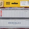 Class One Model Works HO Scale Hyundai 48' Container APL/Hercules Mixed 2-Pack