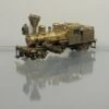 PFM United HO Scale Logging Climax Geared Steam Locomotive - Un-painted Brass