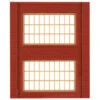 Woodland Scenics DPM 30174 HO Scale Two Story Wall Sections - Steel Sash Windows 4-Pack