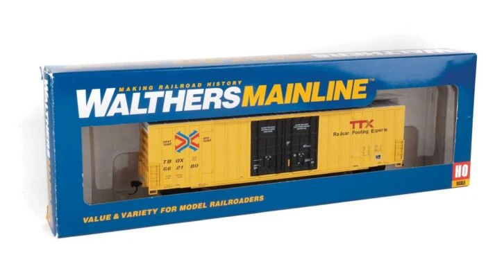 Walthers 910-2977 HO Scale 60' High Cube Plate F Boxcar TTX TBOX 662180 - Image 2