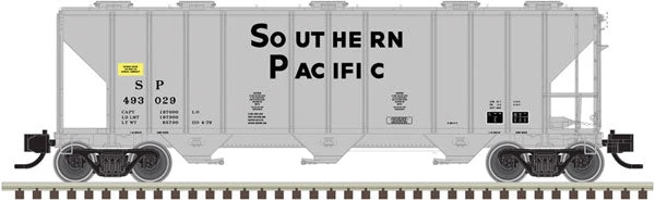 Atlas 150-50003316 N Scale PS 4000 Covered Hopper Southern Pacific SP 493029