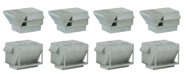 Walthers Cornerstone 933-4077 HO Scale Rooftop Or Ground HVAC Units