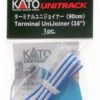 Kato 24818 HO Scale / N Scale UniTrack Terminal UniJoiner W/35" Leads (1 Pair)