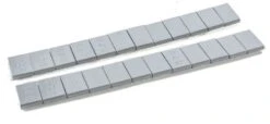 A-Line 13003 Flat Steel Stick On Weight For Freight Cars 1/2"x3/4"x1/8" 24 Pack