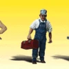 Woodland Scenics A2147 N Scale Figures - Train Mechanics