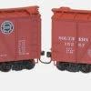 Accurail 1218 HO Scale 40' Wood Boxcar Kit Southern Pacific SP 2 Pack - NOS