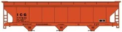 Accurail 20742 HO ACF 3-Bay Covered Hopper Illinois Central Gulf ICG 777845 Kit