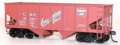Accurail 2670 HO Scale 55 Ton 2 Bay Open Hopper Kit Burlington C&S - NOS