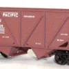 Accurail 27104 HO Scale Wood Side 2 Bay Open Hopper Kit 3 Pack Union Pacific UP - NOS