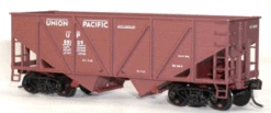 Accurail 27104 HO Scale Wood Side 2 Bay Open Hopper Kit 3 Pack Union Pacific UP - NOS