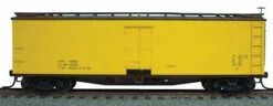 Accurail 4895 HO Scale 40' Wood Reefer Kit Yellow Data Only - NOS