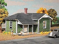 American Model Builders 151 HO Scale Old Man Dan's House Laser Kit