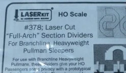 American Model Builders 378 HO Scale Partition Arches For Branchine Heavyweights(4 Pack)