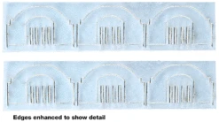 American Model Builders 385 HO Scale Reinforcement Dividers For Branchine Heavyweights 6 Pack