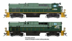 Rapido 033024 HO Scale MLW M420 + M420B Diesel British Columbia BCR 641 + 681