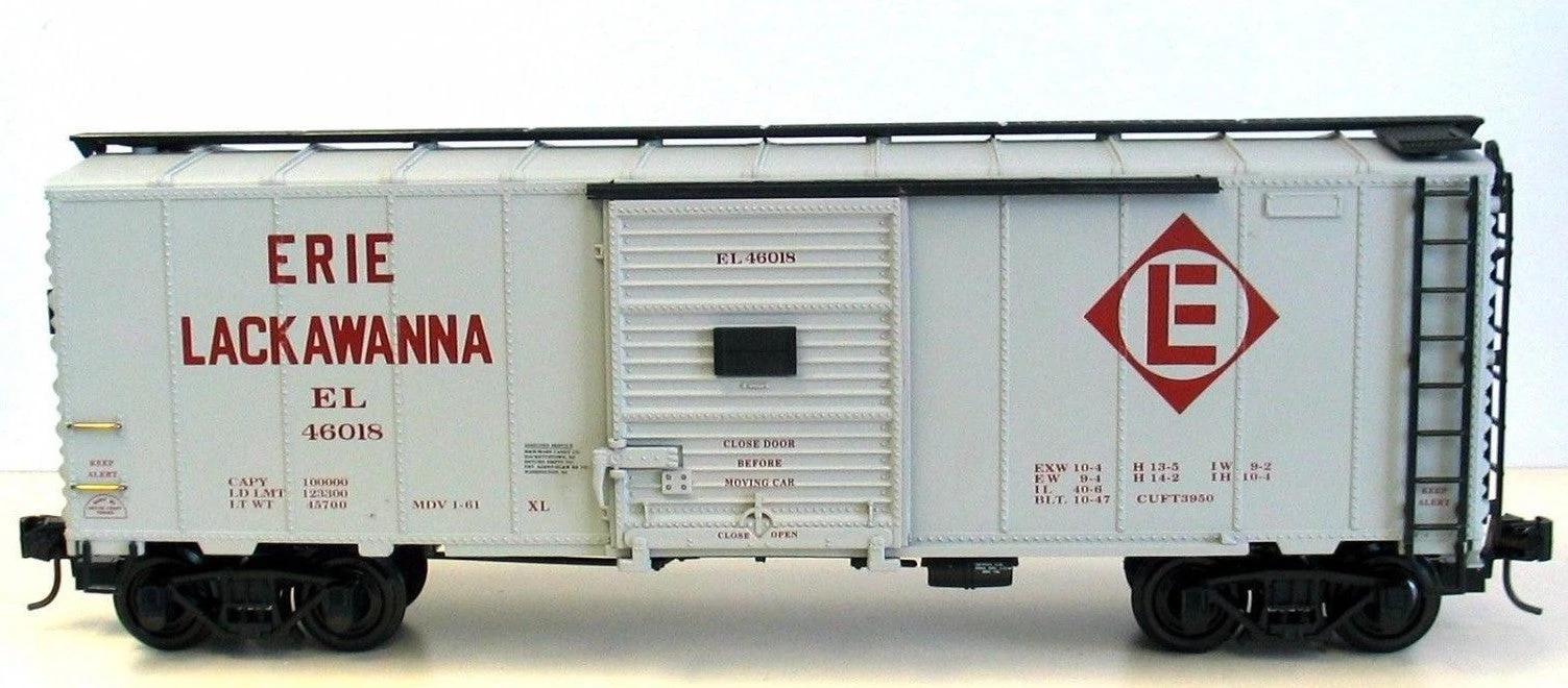 Aristo Craft 46018 G Scale 40' Steel Boxcar Erie Lackawanna EL - NOS