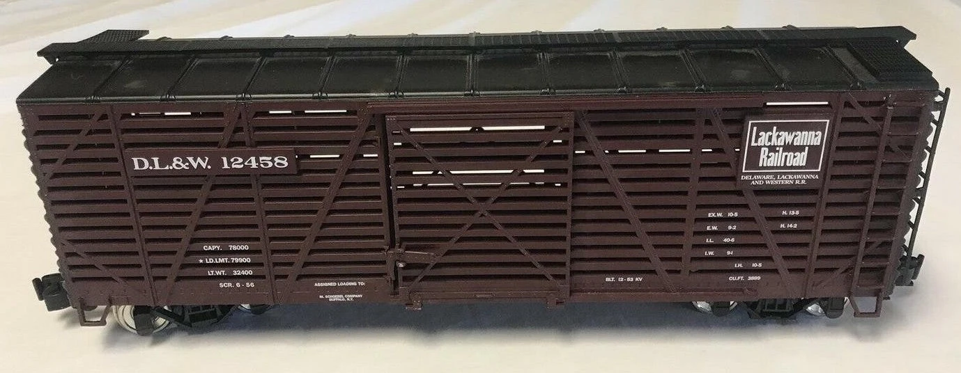 Aristo Craft 46116 G Scale 40' Wood Stock Car Erie Lackawanna EL - NOS