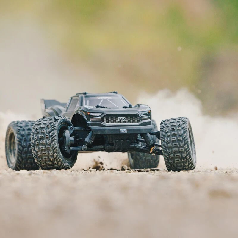ARRMA ARA4105SV4T2 VORTEKS BOOST 4X2 Mega 1/10 RTR 2WD Stadium Truck Gun Metal - Charger/Battery - Image 7