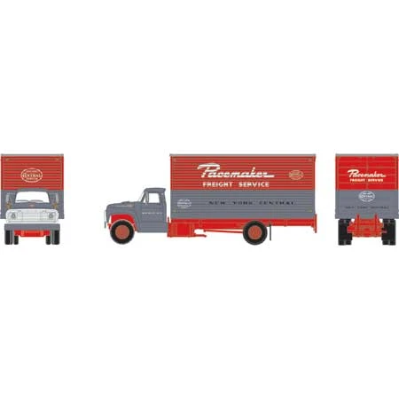 Athearn 10056 HO Scale Ford F-850 Box Truck - New York Central NYC 77 - Image 2