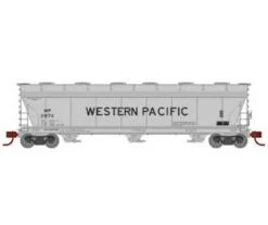Athearn 12953 N Scale ACF 4600 3 Bay Covered Hopper Western Pacific WP 11974
