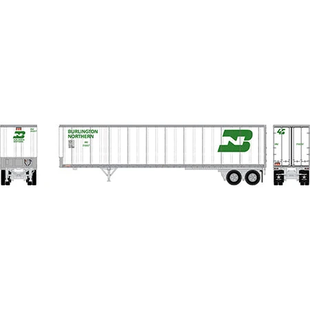 Athearn 13834N Scale 45' Fruehauf Z-Van Trailer Burlington Northern BNZ 250207 - Image 2