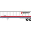 Athearn 13837 N Scale 45' Fruehauf Z-Van Trailer Transamerica TDSZ 550011