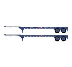 Athearn 14288 HO Scale 40' Container Chassis American President Lines APLZ 2 Pack