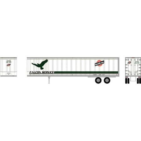 Athearn 15517 HO Scale 45' Trailer Chicago & Northwestern Falcon Service CNWZ 208057 - Image 2