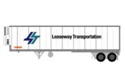 Athearn 16074 HO Scale 40' Fruehauf Z-Van Reefer Trailer Leaseway IMSZ 470136