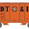 Athearn 17250 N Scale PS-2 2600 Covered Hopper Detroit Toledo & Ironton DT&I 11116