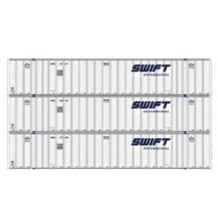 Athearn 17307 N Scale 53' Stoughton Intermodal Container Swift SWRU 3 Pack #2
