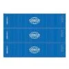 Athearn 17436 N Scale 40' High Cube Container Cosco 3 Pack #1