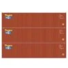 Athearn 17440 N Scale 40' High Cube Container MOL 3 Pack #1