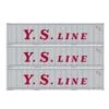 Athearn 17709 N Scale 40' Smooth Side Container YS Line 3 Pack