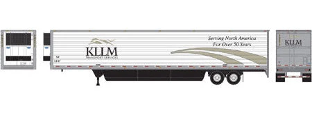 Athearn 17976 HO Scale 53' 3000R Utility Reefer Trailer KLLM Intermodal 90725 - Image 2