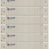 Athearn 18046 N Scale 53' CIMC Intermodal Container Exel EXLU 6 Pack #1