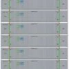 Athearn 18049 N Scale 53' CIMC Intermodal Container COFC Logitsics CFQU 6 Pack #2