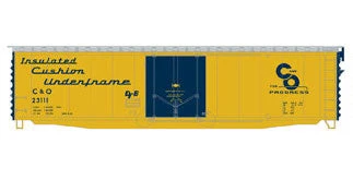 Athearn 18831 N Scale 50' PS-1 Plug Door Boxcar Chesapeake & Ohio C&O 23111
