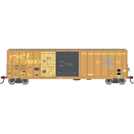 Athearn 20090 N Scale 50' FMC Exterior Post Combo Door Boxcar "Early" Railbox ABOX 52237