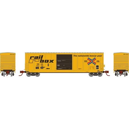 Athearn 2343 N Scale 50' PS 5277 Boxcar Railbox RBOX 16239 - Image 2