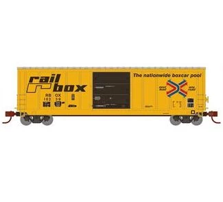 Athearn 2343 N Scale 50' PS 5277 Boxcar Railbox RBOX 16239