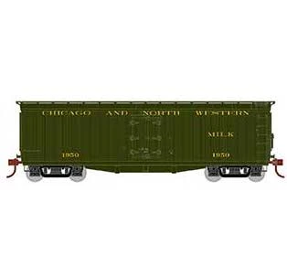 Athearn 24024 N Scale 40' Pfaudler Milk Car Chicago & North Western C&NW 1950