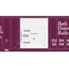 Athearn 24267 N Scale 50' FMC 5347 Boxcar Bath And Hammondsport B&H 25142