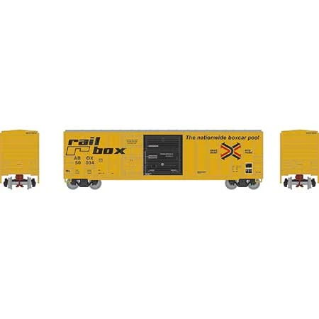Athearn 24582 N Scale 50' FMC Combo Door Boxcar "Early" Railbox ABOX 50034 - Image 2