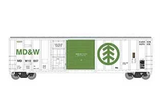 Athearn 24596 N Scale 50' FMC Combo Door Boxcar MD&W 10007