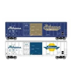 Athearn 24599 N Scale 50' FMC Combo Door Boxcar 2 Car Collector Set